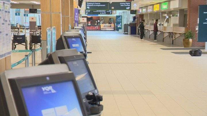 Regina Airport Authority CEO James Bogusz said there will be ten days in April on which Air Canada will not operate at all at the facility.