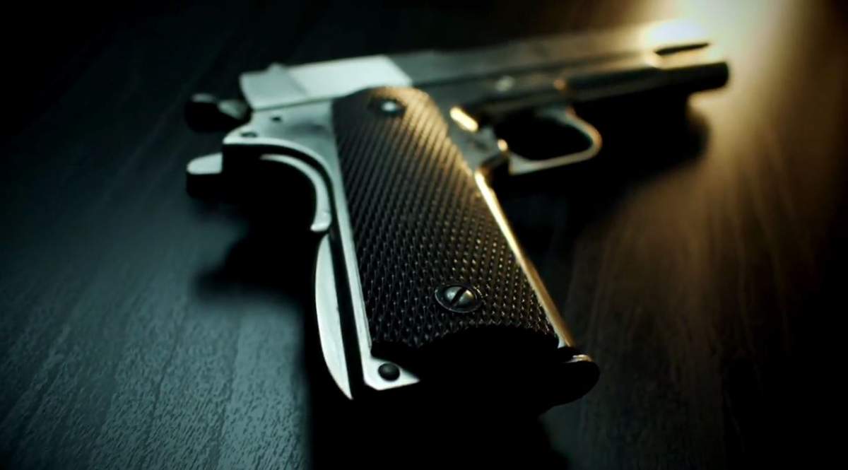 File shot of a firearm. 