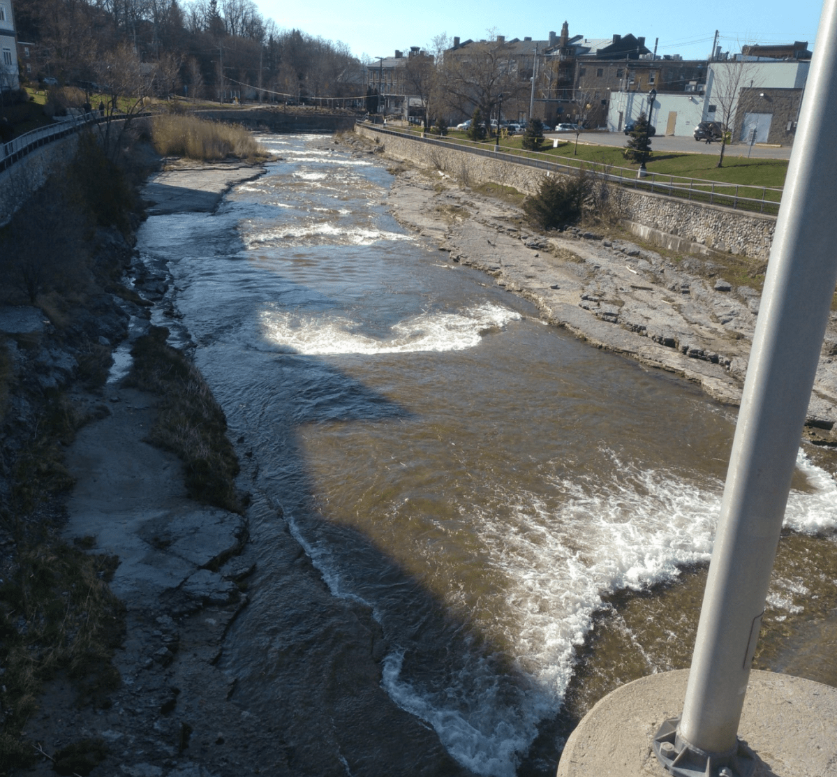 Police in Port Hope issued several tickets for fishing on the Ganaraska River on the weekend.