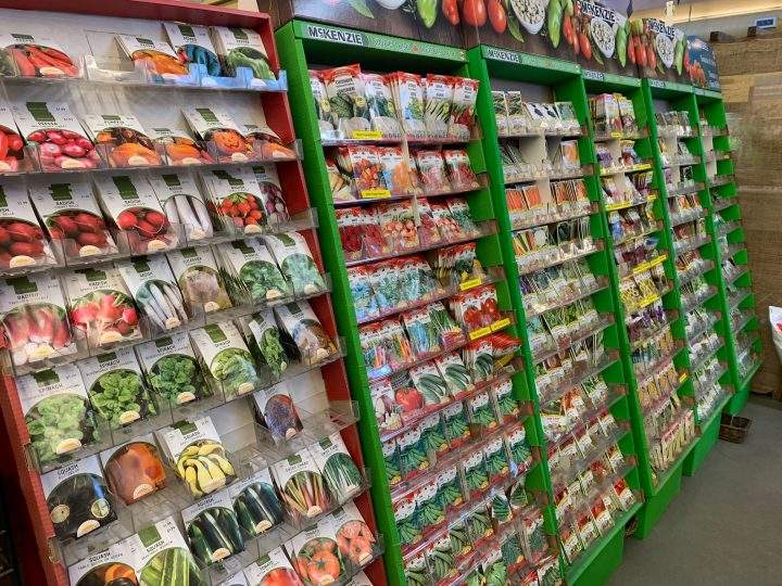 Seed selection at Ellerslie Gift and Garden in south Edmonton.