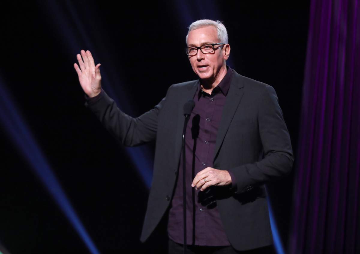 Drew Pinsky speaks onstage during the 2019 iHeartRadio Podcast Awards presented by Capital One at iHeartRadio Theater on Jan. 18, 2019 in Burbank, Calif.