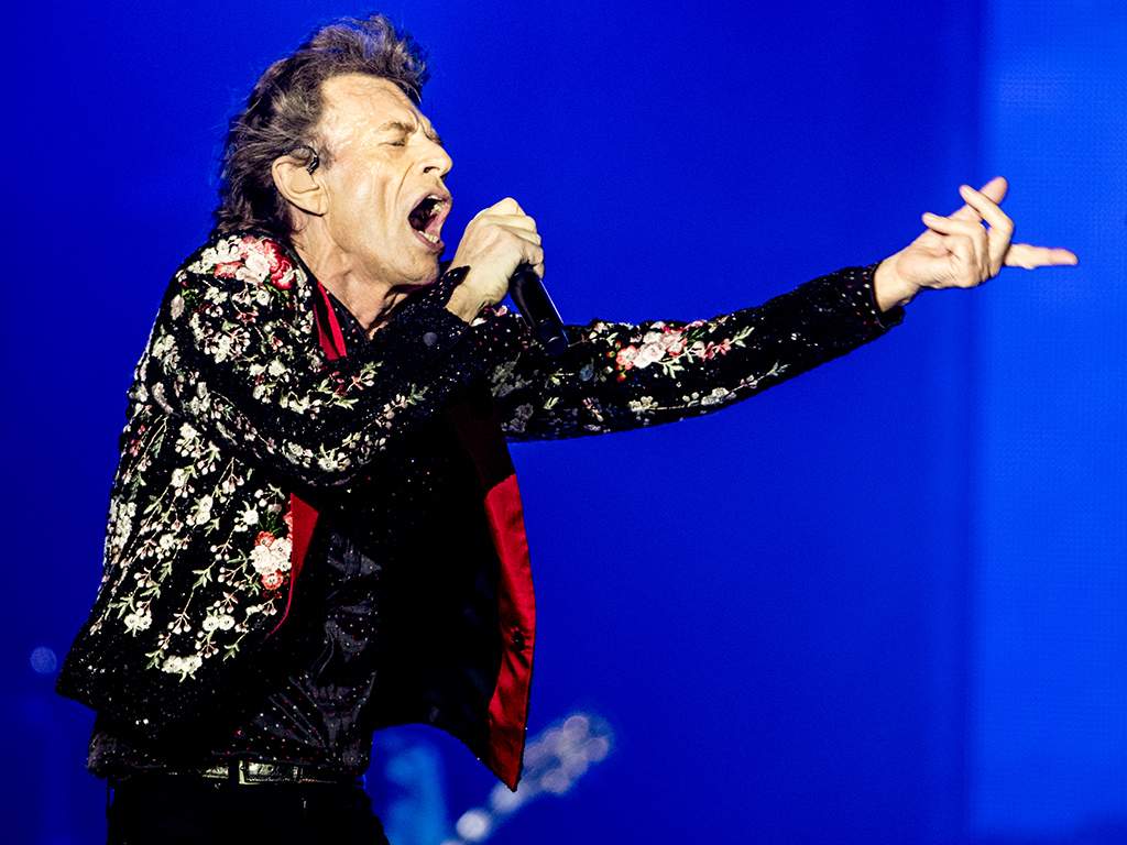 Mick Jagger of the Rolling Stones performs onstage at Hard Rock Stadium on Aug. 30, 2019 in Miami, Fla.