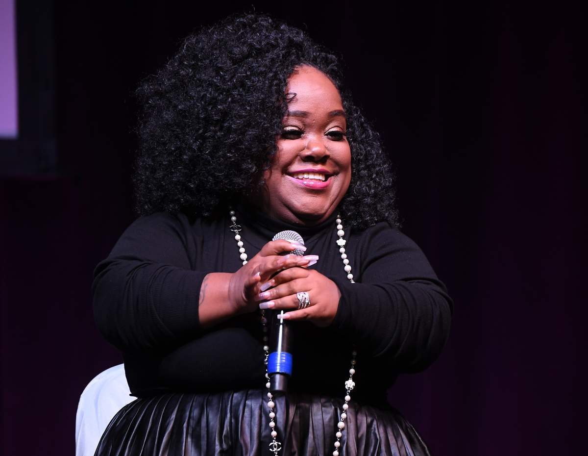 Ashley "Minnie" Ross speaks onstage during 2019 Atlanta Ultimate Women's Expo at Cobb Galleria Centre on Nov. 10, 2019 in Atlanta, Ga. 