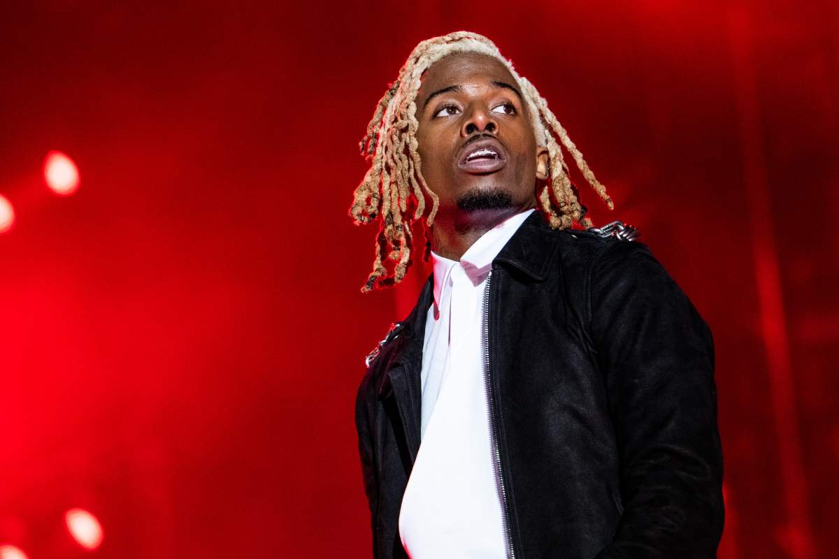Playboi Carti performs during 2019 Rolling Loud L.A. at Banc of California Stadium on Dec. 14, 2019 in Los Angeles, Calif.
