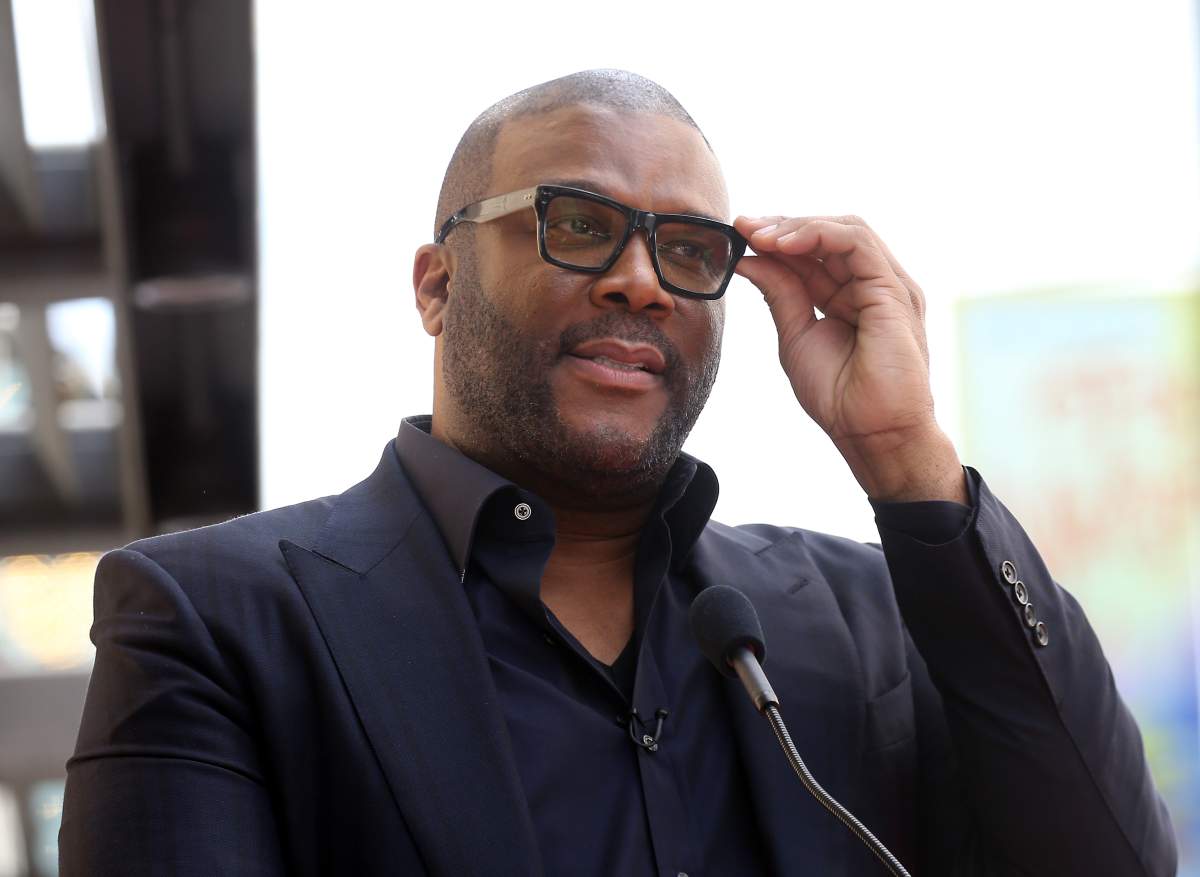 Tyler Perry speaks onstage during the ceremony honoring Dr. Phil McGraw with a Star on The Hollywood Walk of Fame held on February 21, 2020 in Hollywood, California.