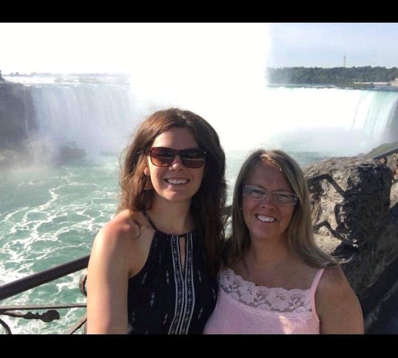 Gina Goulet with her daughter, Amelia.