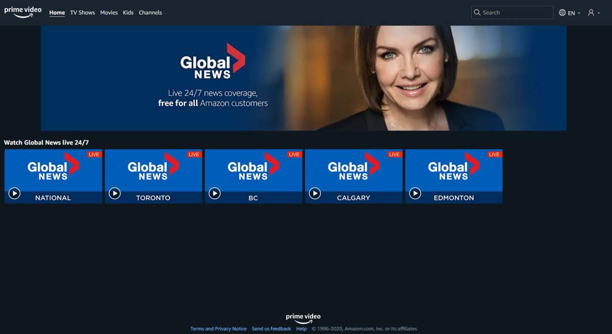 Get the latest news from Global News on Amazon.