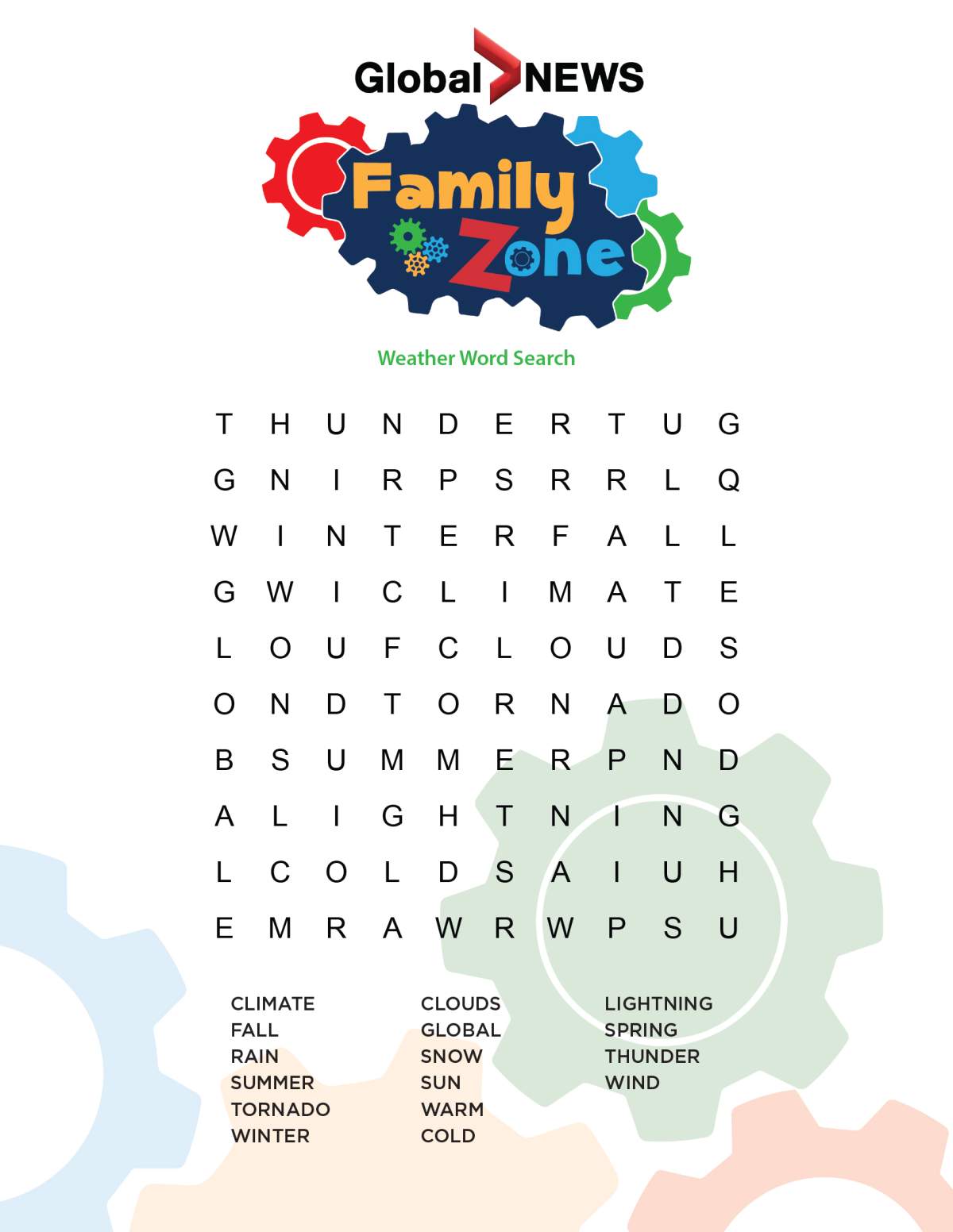 Global News Word Search - image