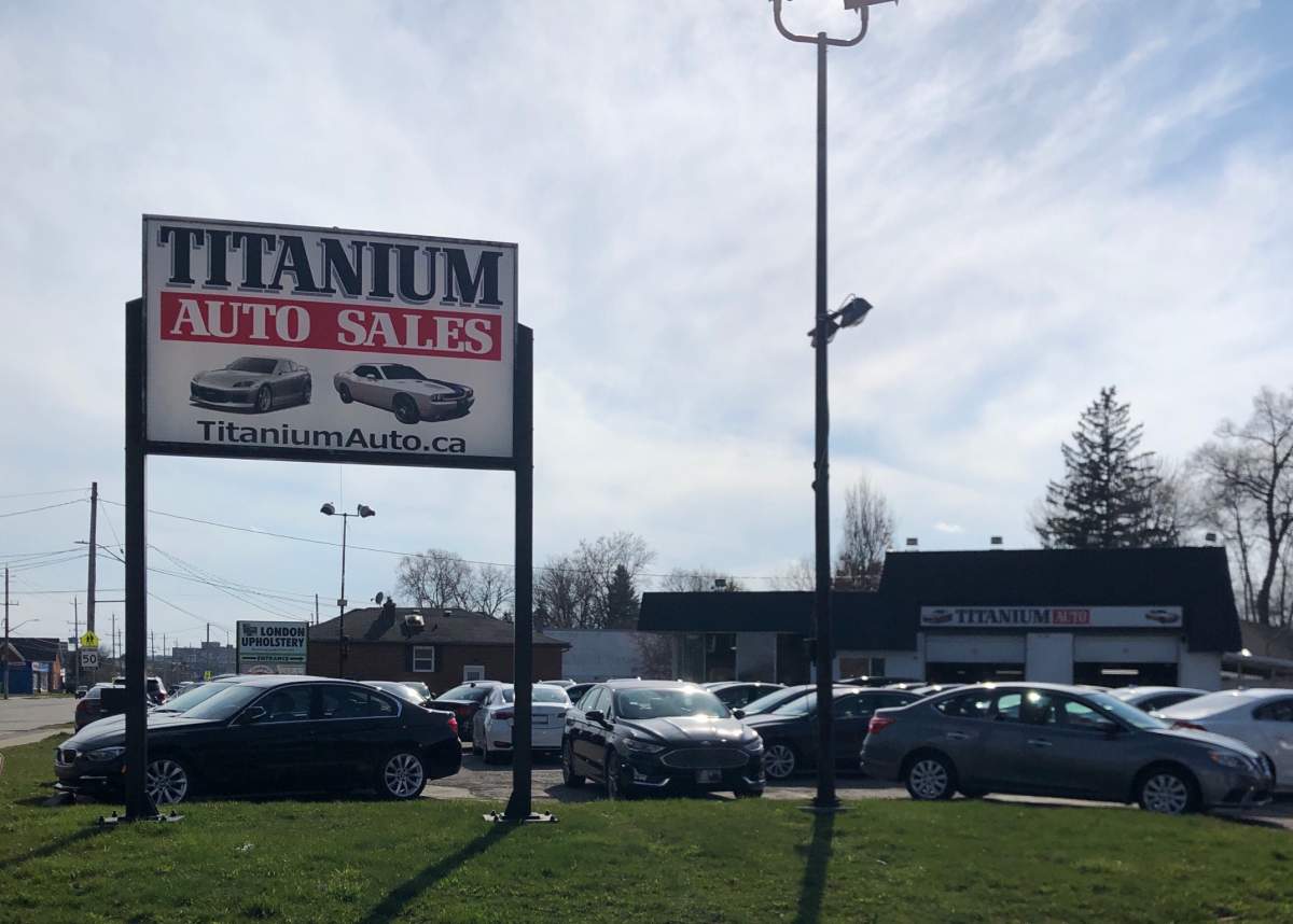 Titanium Auto LTD on Springbank Dr.