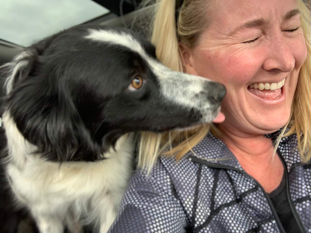 Victoria Craig was ecstatic to reunite with her beloved dog, Kilt.