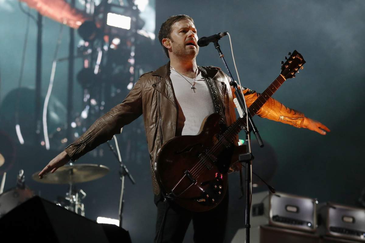 Caleb Followill of Kings of Leon performs at Del Mar Race Track on September 13, 2019 in Del Mar, Calif.