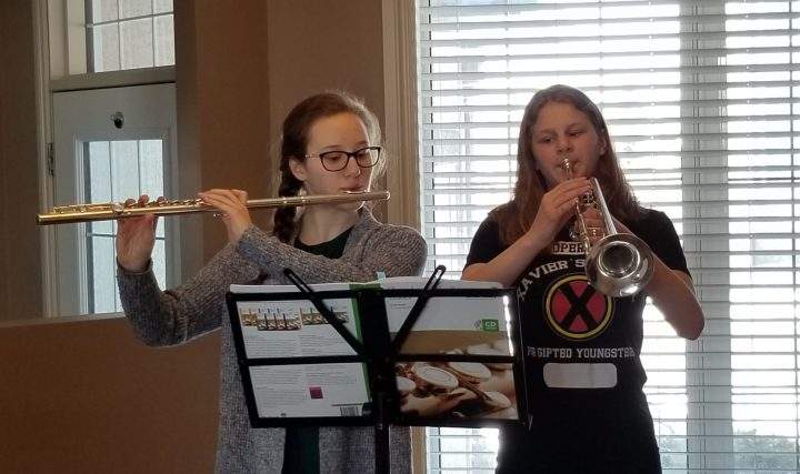 Students separated from bands by COVI-19 say online music education can help