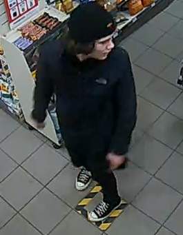 Edmonton police have released photos of a male they believe is responsible for an arson in west Edmonton in March.