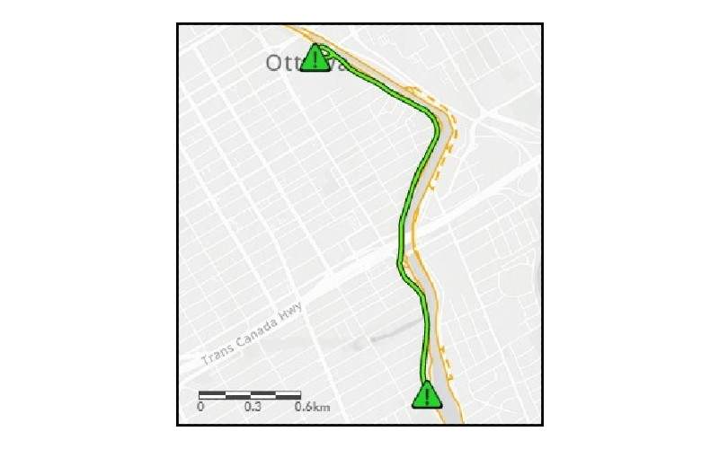 Map of Queen Elizabeth Driveway closures