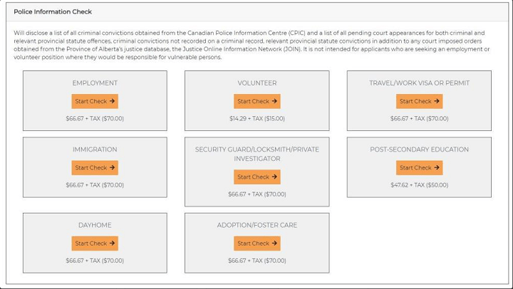 Starting April 6, Edmontonians looking for a criminal record check can do so on the Edmonton Police Service website.