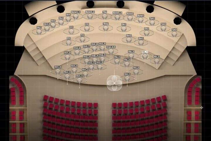 Musicians from the Calgary Philharmonic and Edmonton Symphony orchestras joined forces for a special rendition of “Hockey Night in Canada.” Producer Donovan Seidle used a virtual stage to nail the sound.