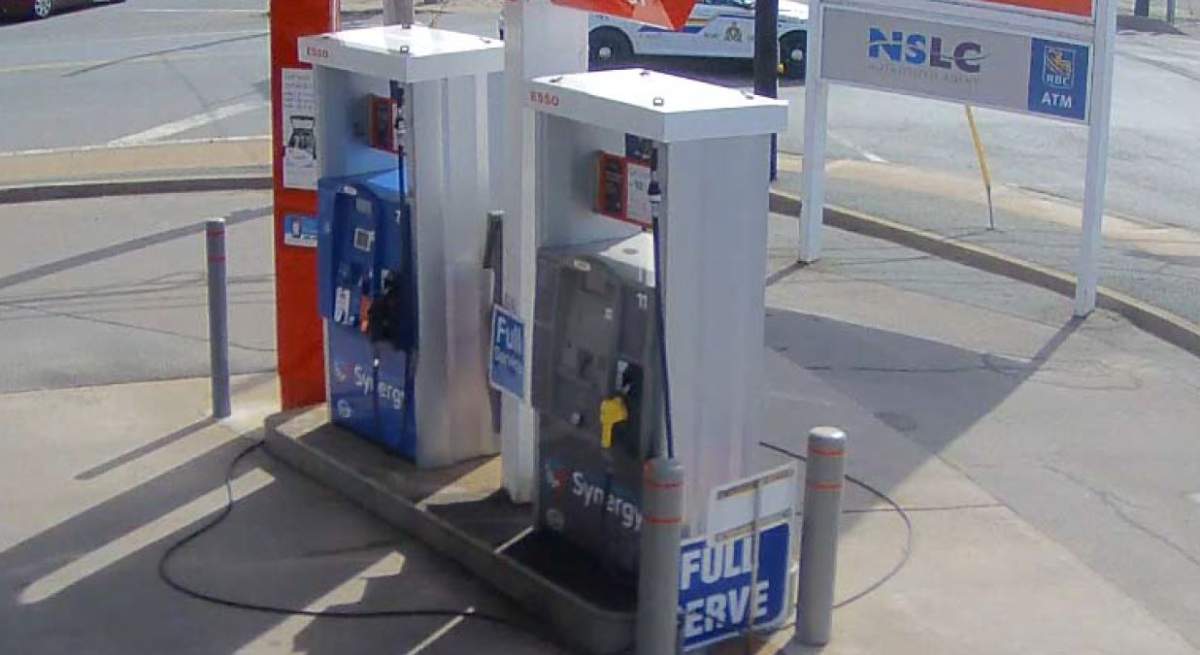 Security footage shows the suspect in Brookfield at 10:32 a.m. on Sunday, April 19.