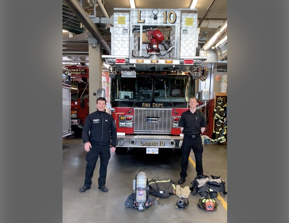 An image from the North Vancouver City Fire Department virtual video tour.