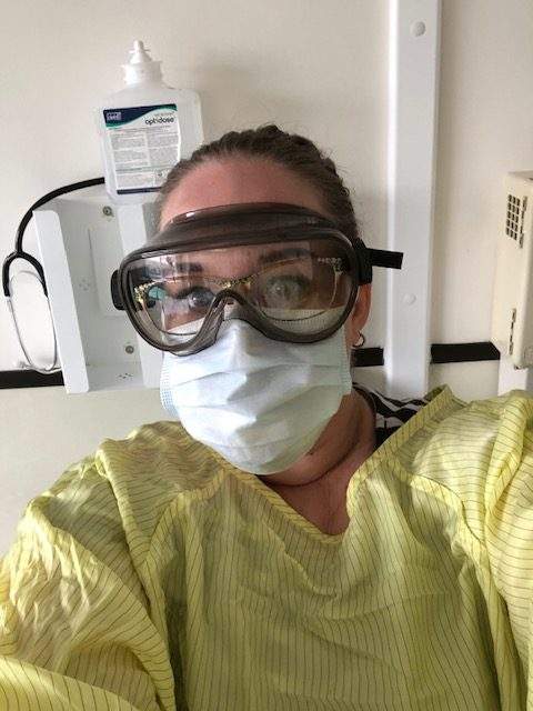 Megan Miller works as a registered nurse for Alberta Health Services