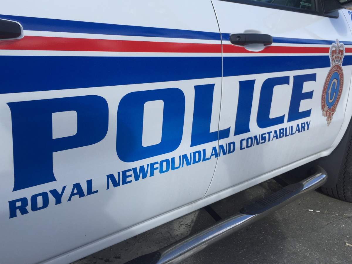 File - The side of a Royal Newfoundland Constabulary pickup truck.