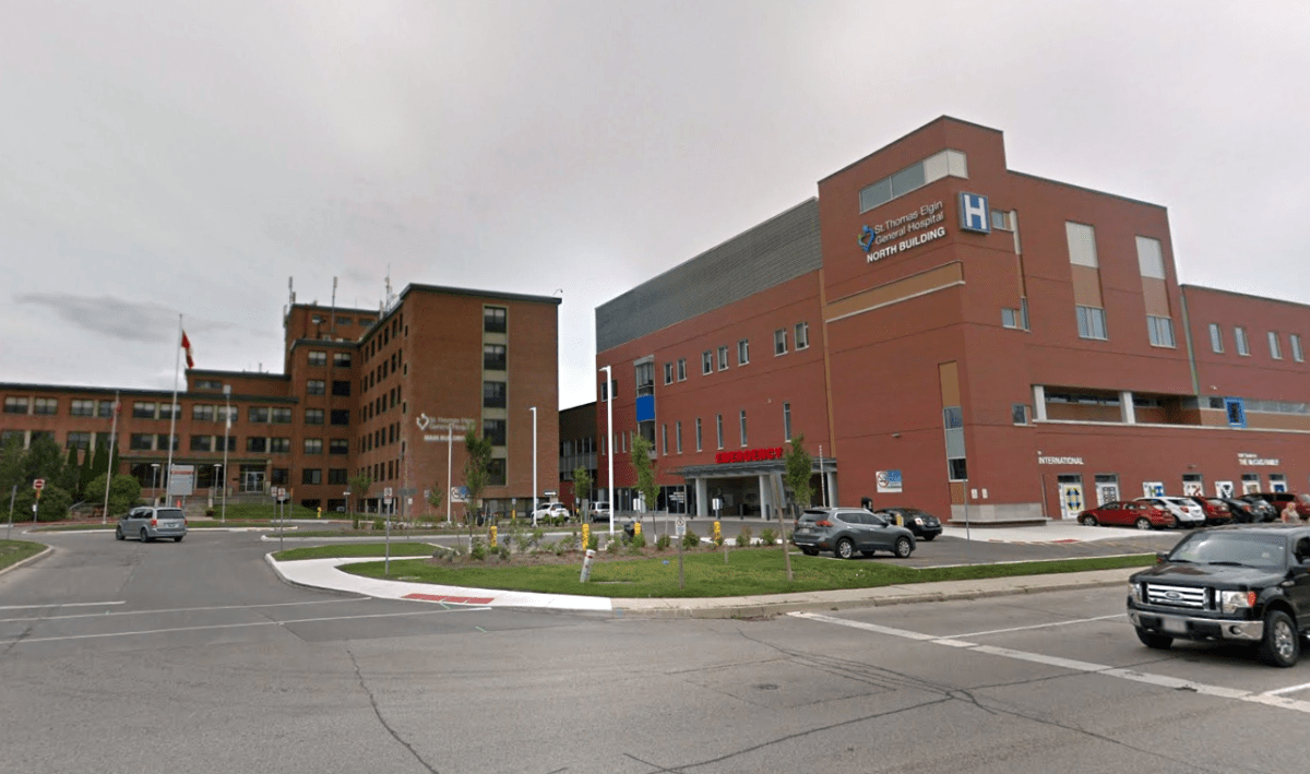 A photo of a hospital.