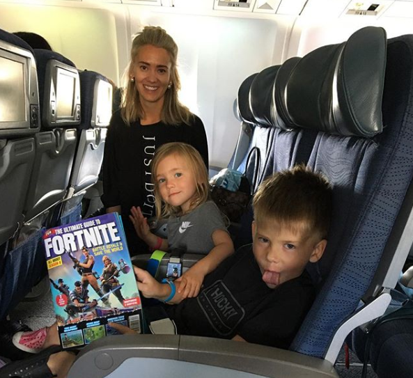 Hockey player Dylan Stanley and his young family live in Feldkirch, Austria.