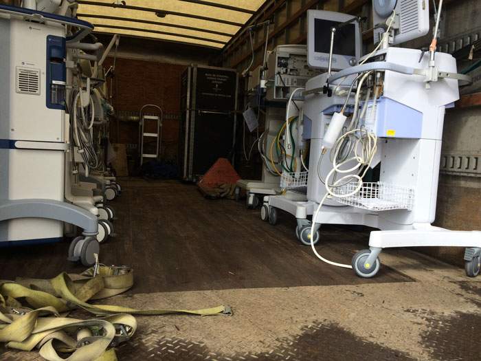 SAIT donated 13 ventilators to Alberta Health Services on April 6, in response to the COVID-19 pandemic.