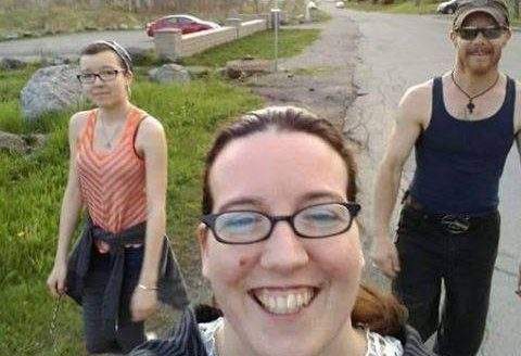 Emily Tuck (left), Jolene Oliver (middle) and Aaron Tuck (right) have been identified as victims of the Nova Scotia mass shooting.