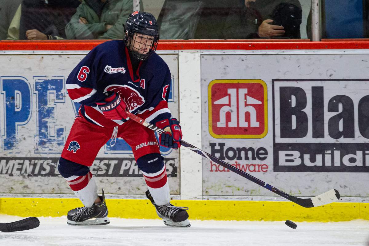 Yale Academy forward Zach Benson, who was Winnipeg's first-round pick in the 2020 WHL Bantam Draft.