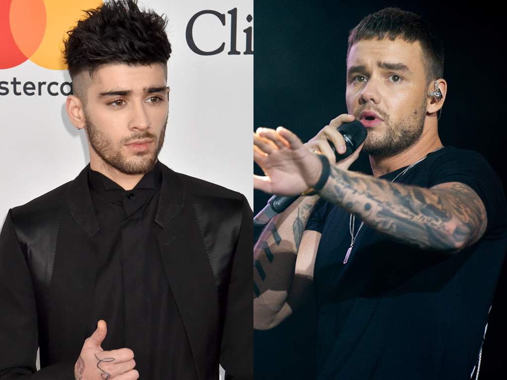 (L-R) Zayn Malik and Liam Payne, both formerly of One Direction.