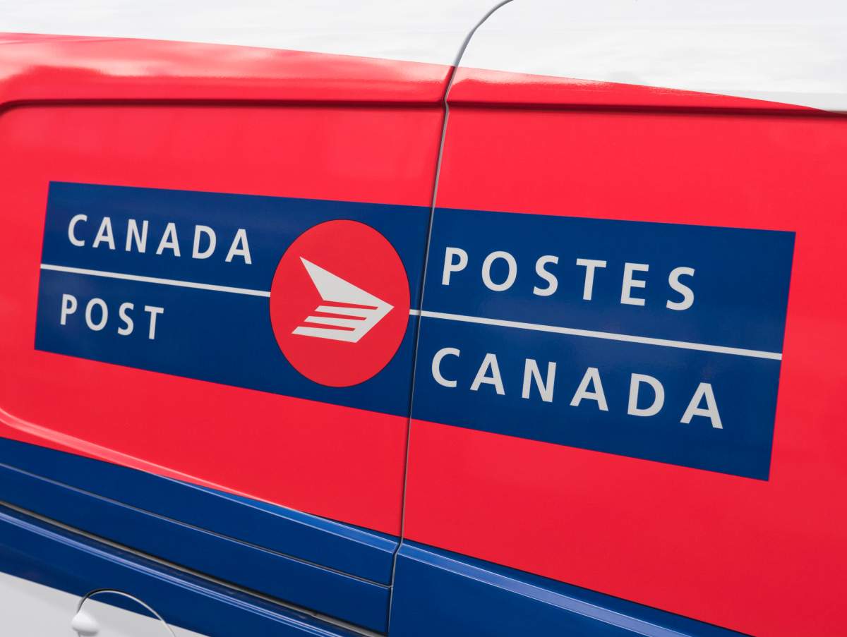 A file image of a Canada Post truck.