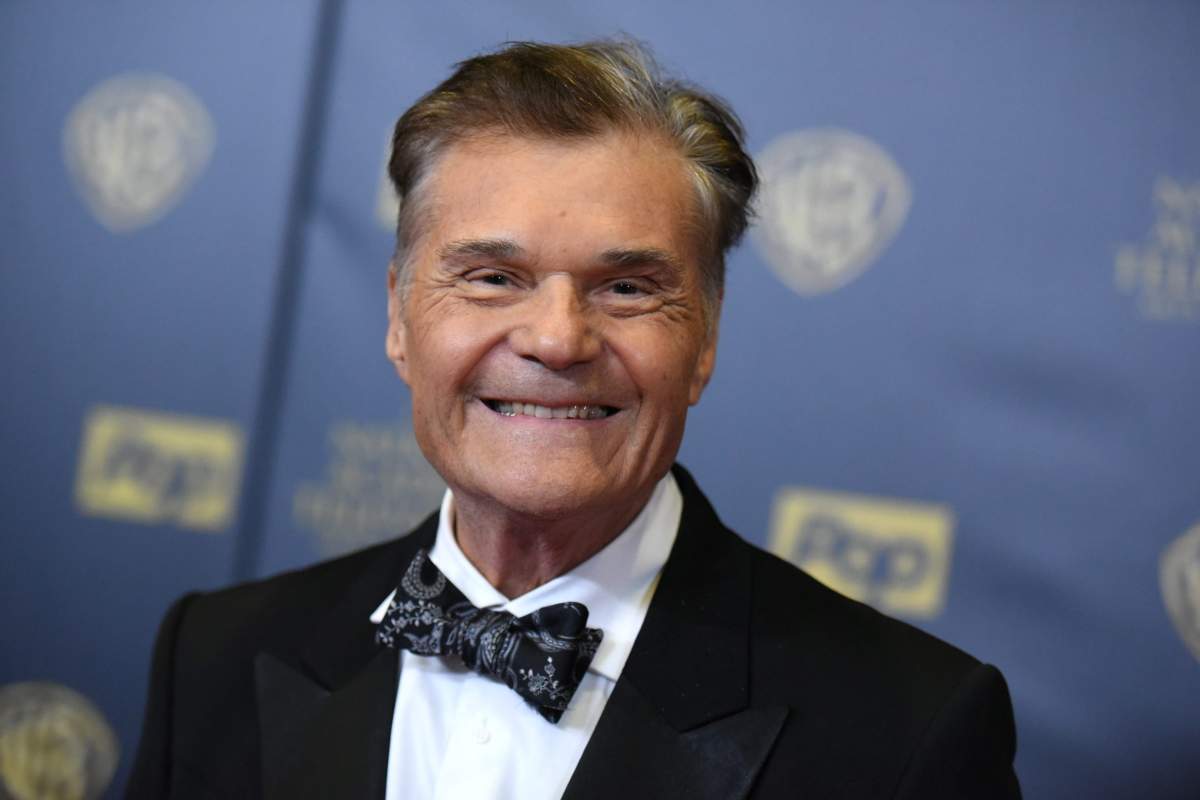 Fred Willard poses in the pressroom at the 42nd annual Daytime Emmy Awards at Warner Bros. Studios on Sunday, April 26, 2015, in Burbank, Calif. 