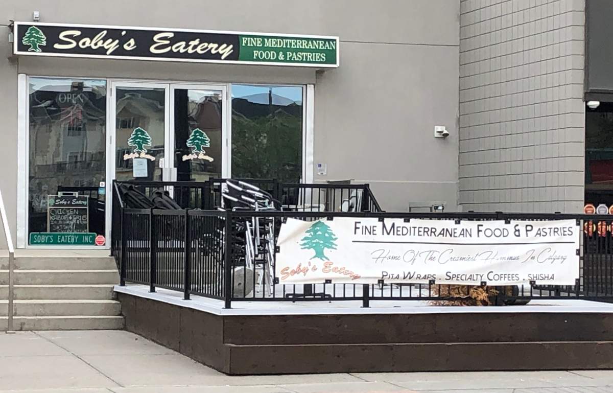 Alberta Health Services ordered Soby’s Eatery, located at 1131 17 Ave. S.W. in Calgary, to close on May 20, 2020.