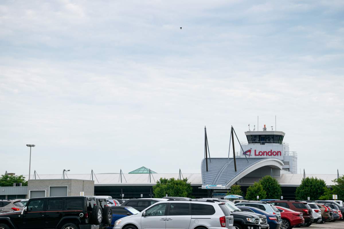 London International Airport in London, Ont., July 2017.
