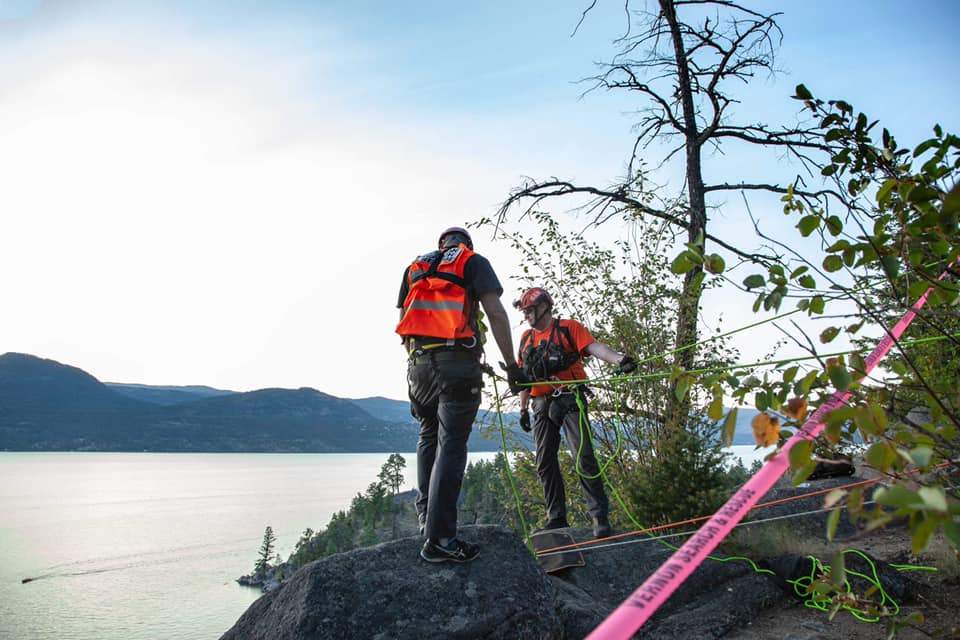 The teen was thrown down a steep embankment after his pick-up truck left the roadway. 
