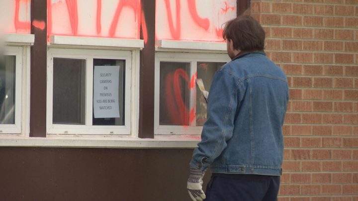 Crown says ‘mental health concerns present’ in Saskatoon church graffiti case