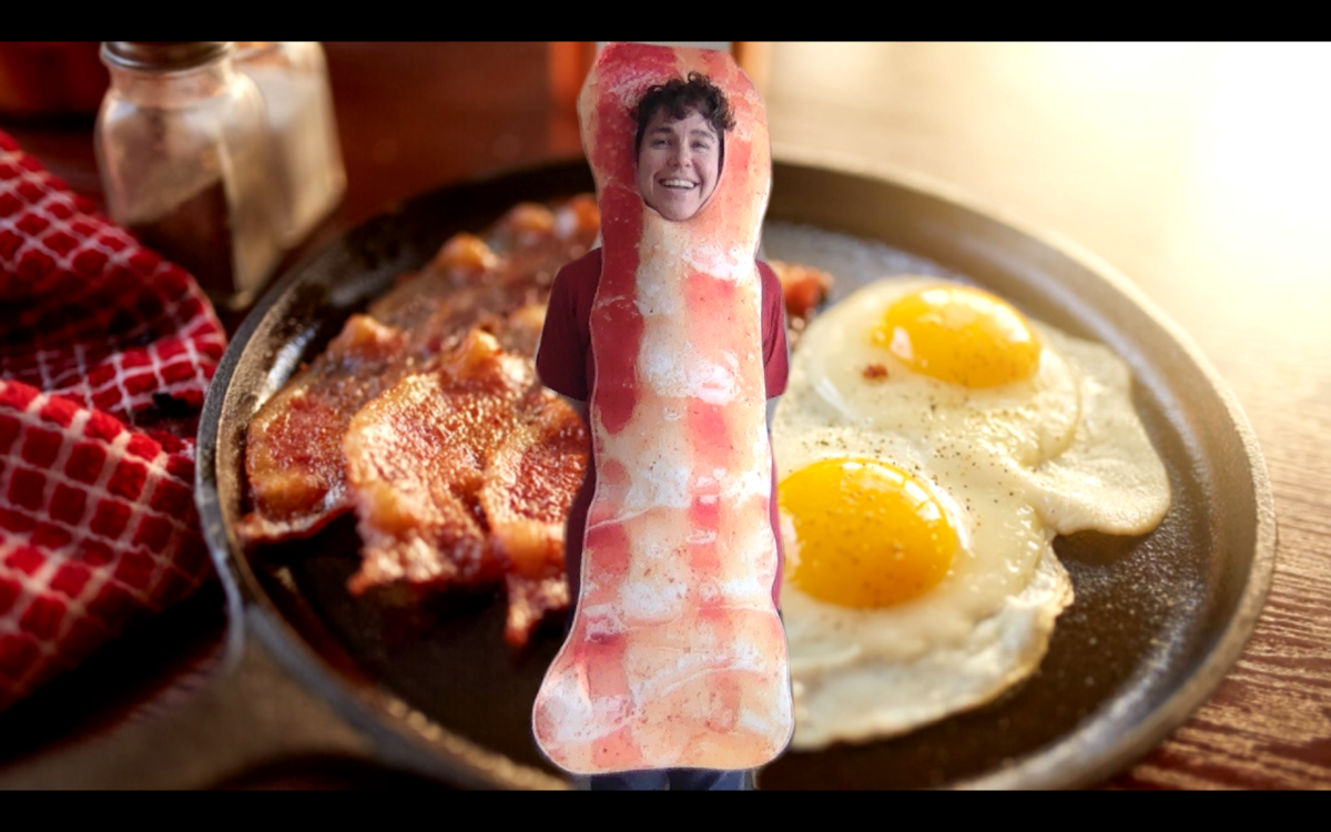 Kelly Hobson dressed as bacon