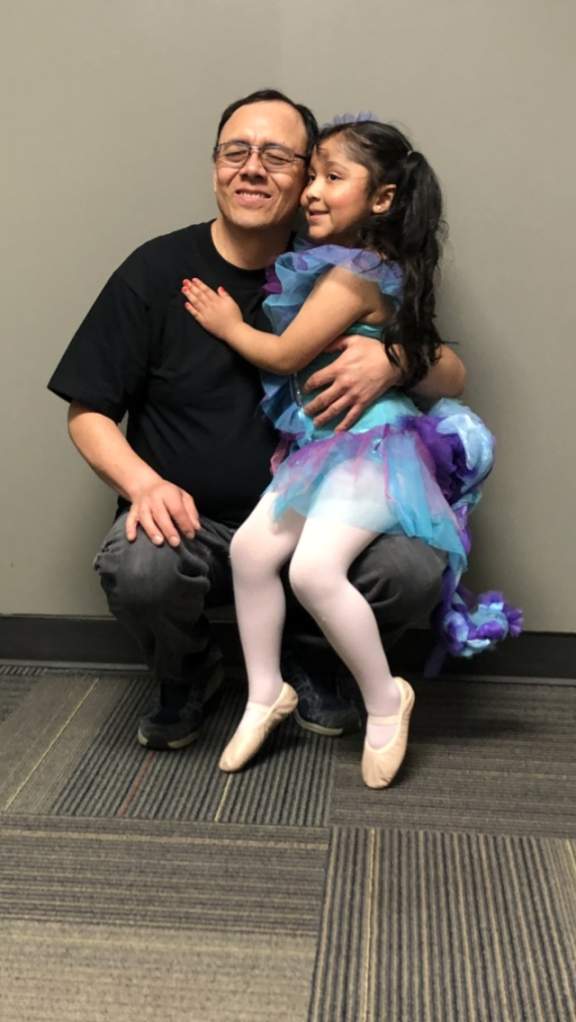 Benito and his daughter, Arexia.