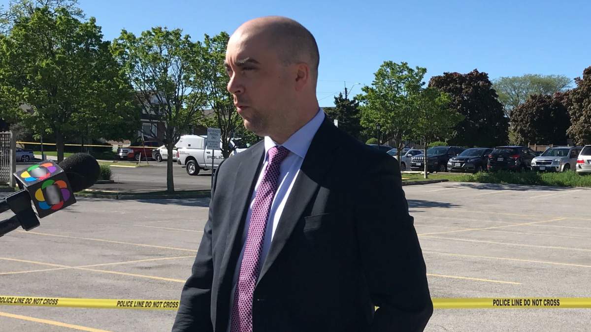 Hamilton police Det. Sgt. Steve Berezuik believes the victim and suspect shooter likely knew each other in the murder at 334 East 14th Avenue on Saturday night.