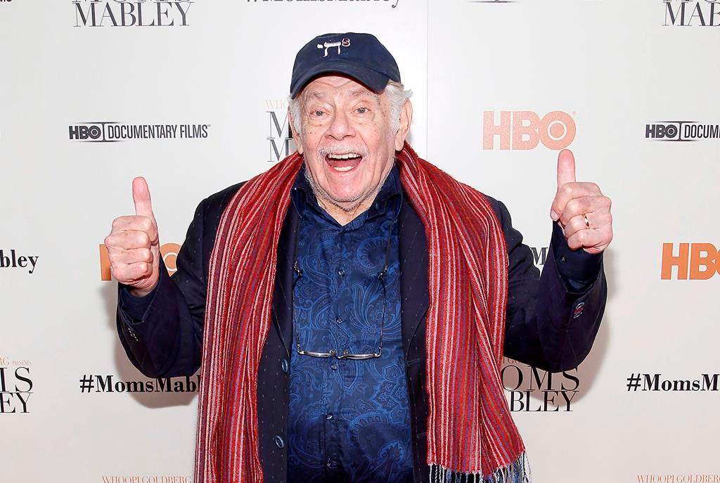 FILE – In this Nov. 7, 2013, file photo, actor Jerry Stiller arrives at the special screening of HBO’s documentary ‘Whoopi Goldberg presents Moms Mabley’ at The Apollo Theater in New York. (Photo by Mark Von Holden/Invision/AP)