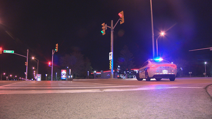 Police blocked off roads in the area as they investigated. 