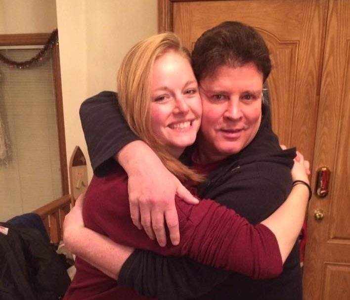 Amber Beattie with her uncle Brian Beattie, the first registered nurse to die of COVID-19 in Ontario