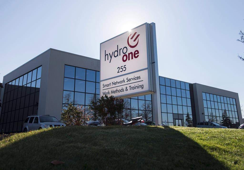 A Hydro One office is pictured in Mississauga, Ont. on Wednesday, November 4, 2015. Hydro One shares are expected to go on sale on the Toronto Stock Exchange on Thursday. THE CANADIAN PRESS/Darren Calabrese.