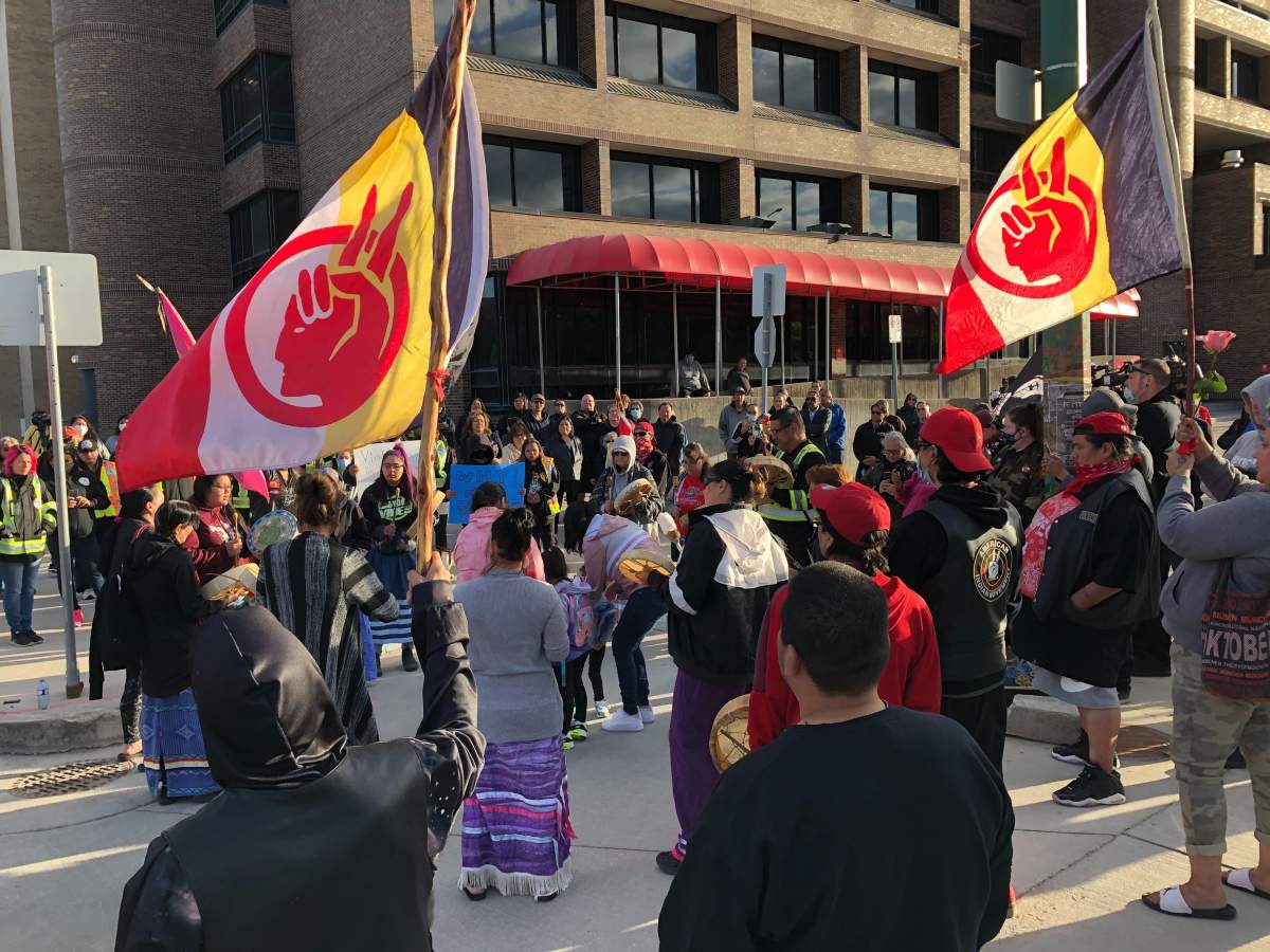 Family and friends gather to honour man fatally stabbed on Winnipeg bus - image