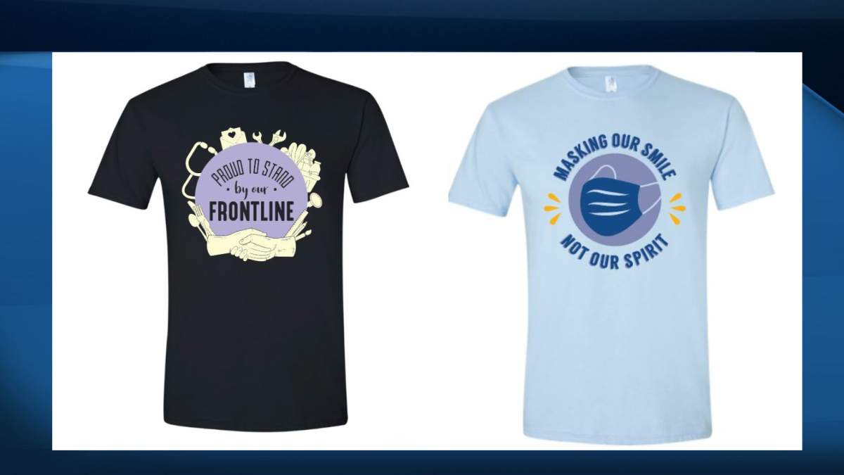 The Print Machine in Edmonton has partnered with Covenant Health to raise money to support front-line workers. 