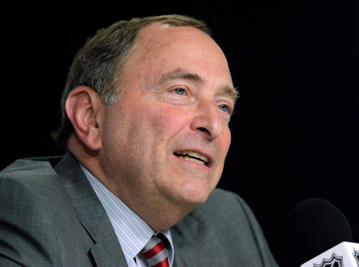 NHL Commissioner Gary Bettman outlined several key items Tuesday in the league's return-to-play plan.