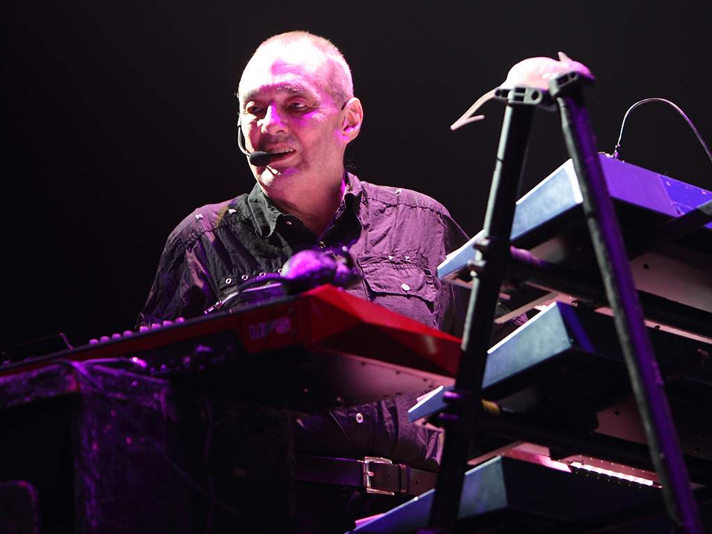 Dave Greenfield of The Stranglers performs live at The O2 Arena on Nov. 26, 2015 in London, England.