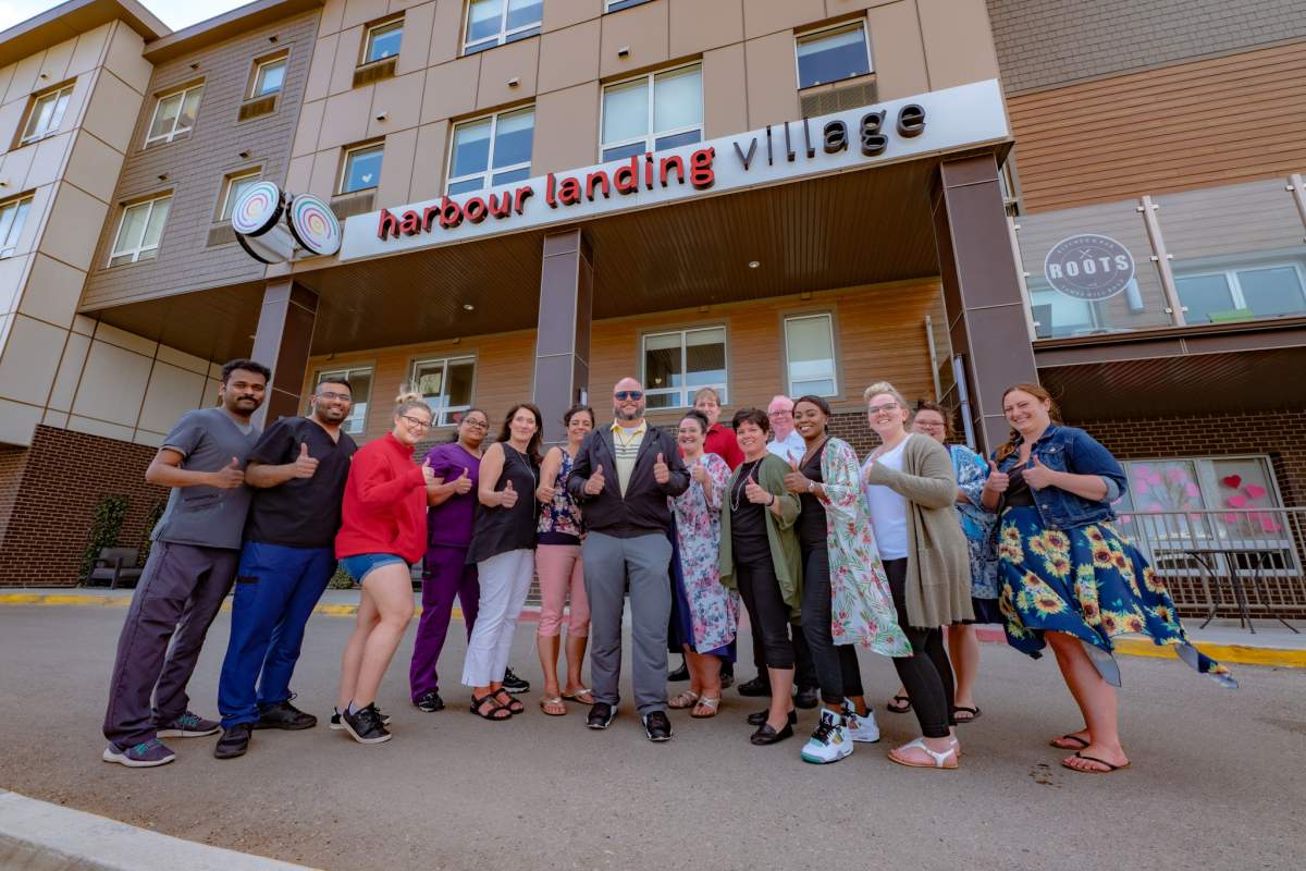 Some Harbour Landing Village staff lived 55 days at retirement home to ensure safety of residents.