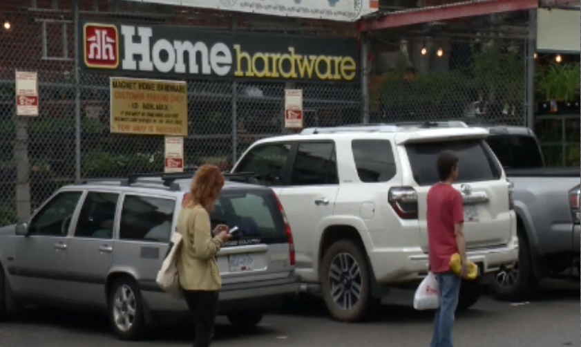 Mira Oreck was in line at this Home Hardware when she says a woman began berating an Asian man. 