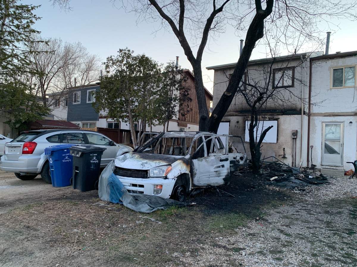 A fire at a duplex on Houde Drive in St. Norbert is one of three fire crews were called to Wednesday night.
